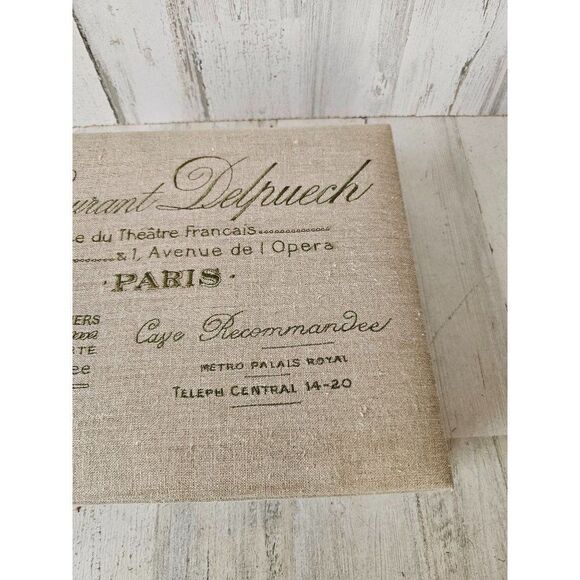 Restaurant Delpuech Paris box home decor jewelry large - Picture 2 of 9